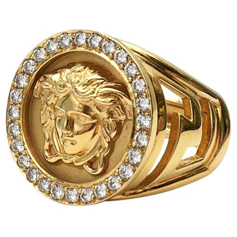 versace pinky ring 18k montreal|Versace rings sale.